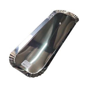 BANDEJA CANTO CRESPO INOX 45x15x1,5CM BANDEJA ROCAMBOLE BOLO DE ROLO