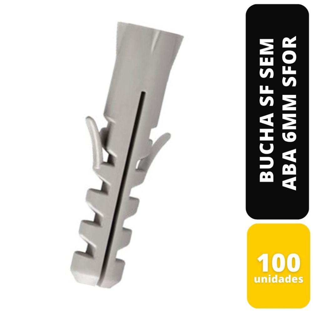 KIT C/100 BUCHA SF SEM ABA 6x30mm SFOR