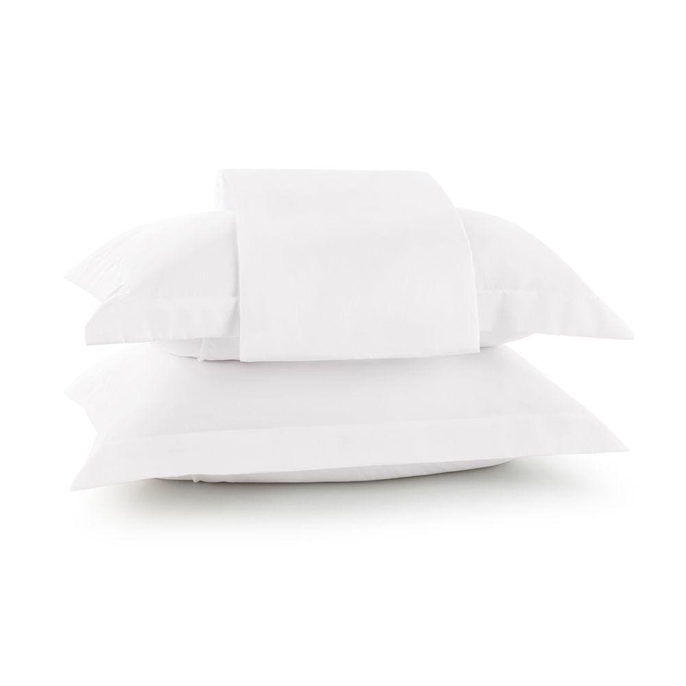 Jogo de Lençol Lynel Cama Solteiro 2 Peças Sofistic Branco