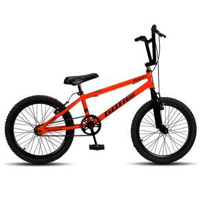Bicicleta Infantil Aro 20 Bmx Freio V-Brake Aro Aereo Laranja e Preto Gottbike