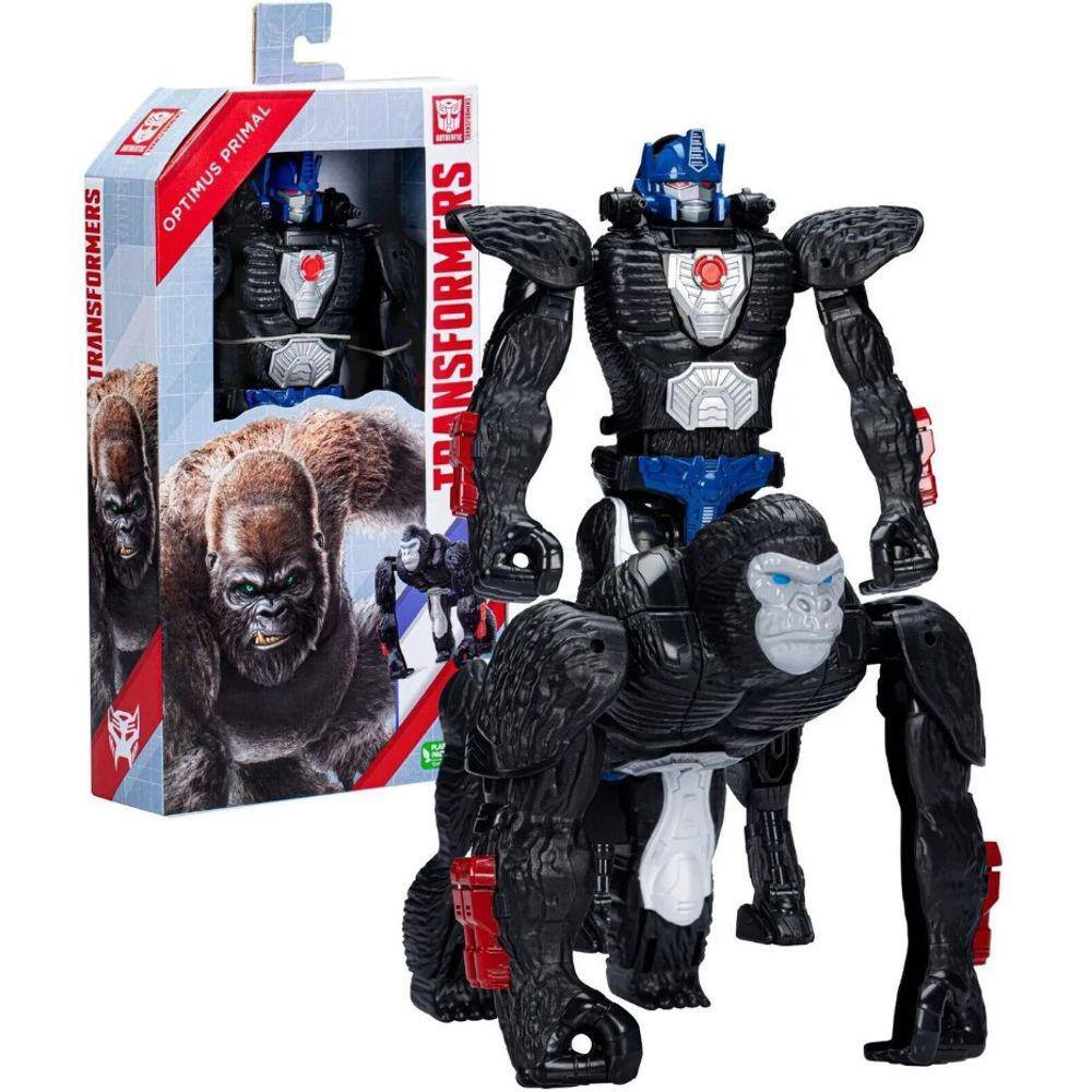 Conjunto de Mini Boneco e Figura de Ação - Transformers - Optimus