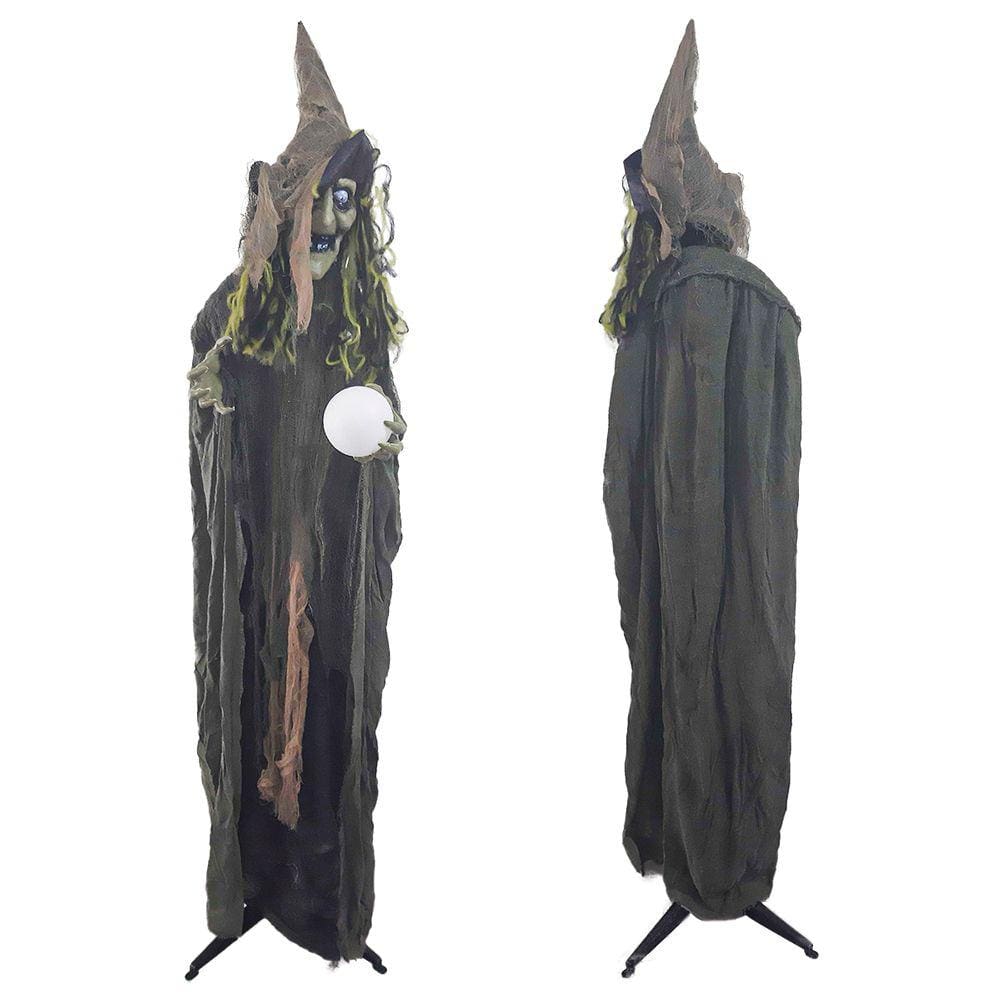 Boneco Halloween Bruxa do Pântano com Som e Movimento