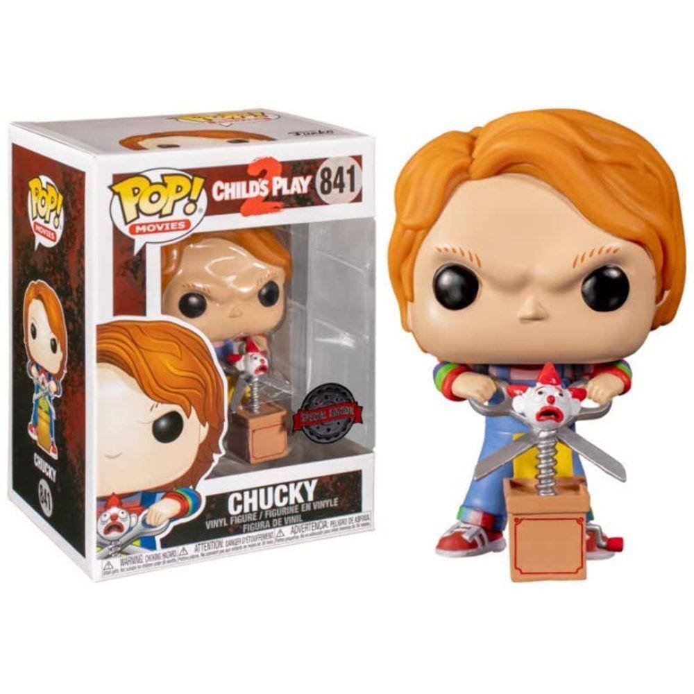 Figura de Ação Child`s Play 2 - Chucky com Buddy e Tesouras 3.75 Polegadas