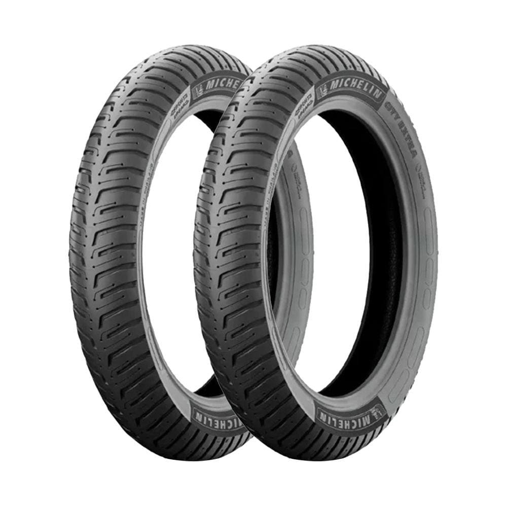 Jogo 2 Pneus Moto Michelin City Extra 80/100-18 47S + 100/90-18 62S TL