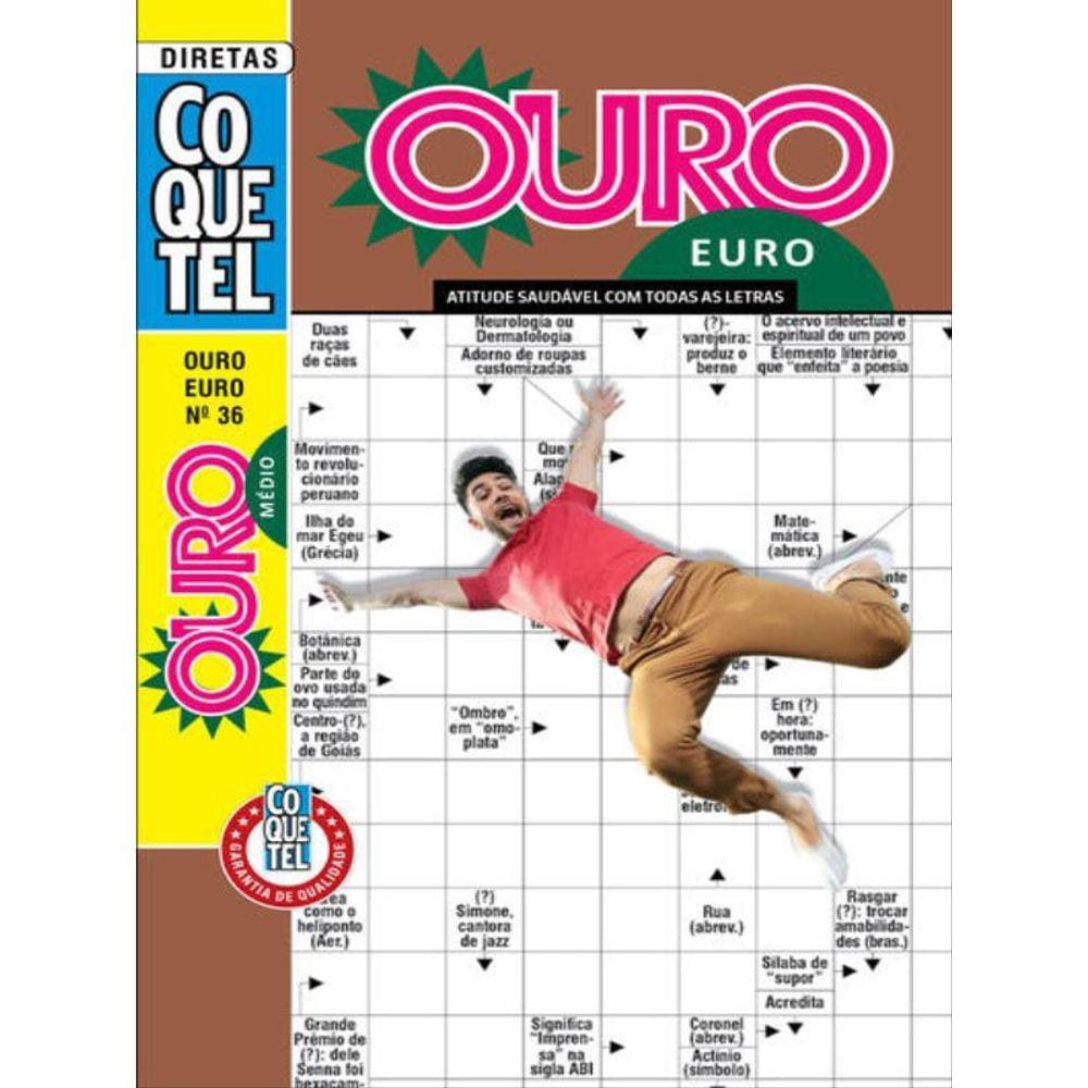 Livro Coquetel Ouro Euro Nível Médio Ed 36