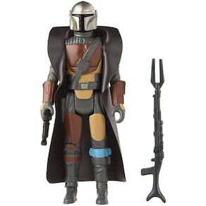 Boneco Star Wars Retrô The Mandalorian - 3,75` c/ acessórios - p/ crianças a partir de 4 anos