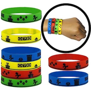 Pulseira com Lembrancinhas de Videogame (20 un.) - Festa e Sacola
