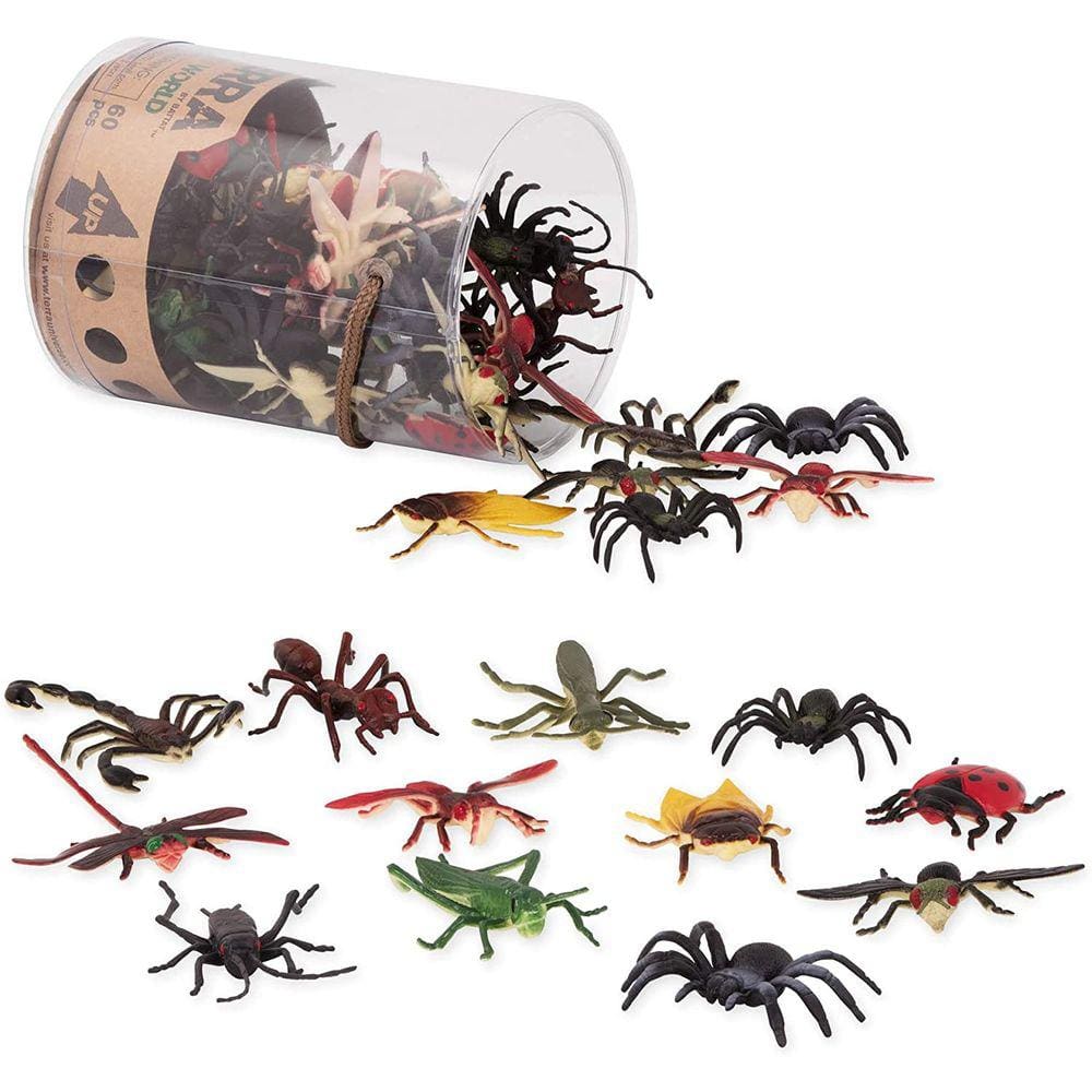 Terra by Battat – Insect World – Brinquedos de Insetos Em Miniatura Variados Para Crianças 3+ (60 Pc)