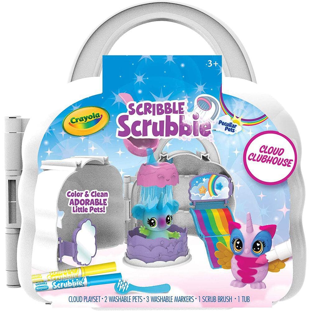 Crayola Scribble Scrubbie Cloud Playset, Brinquedo para Crianças, Presente, Idades 3, 4, 5, 6