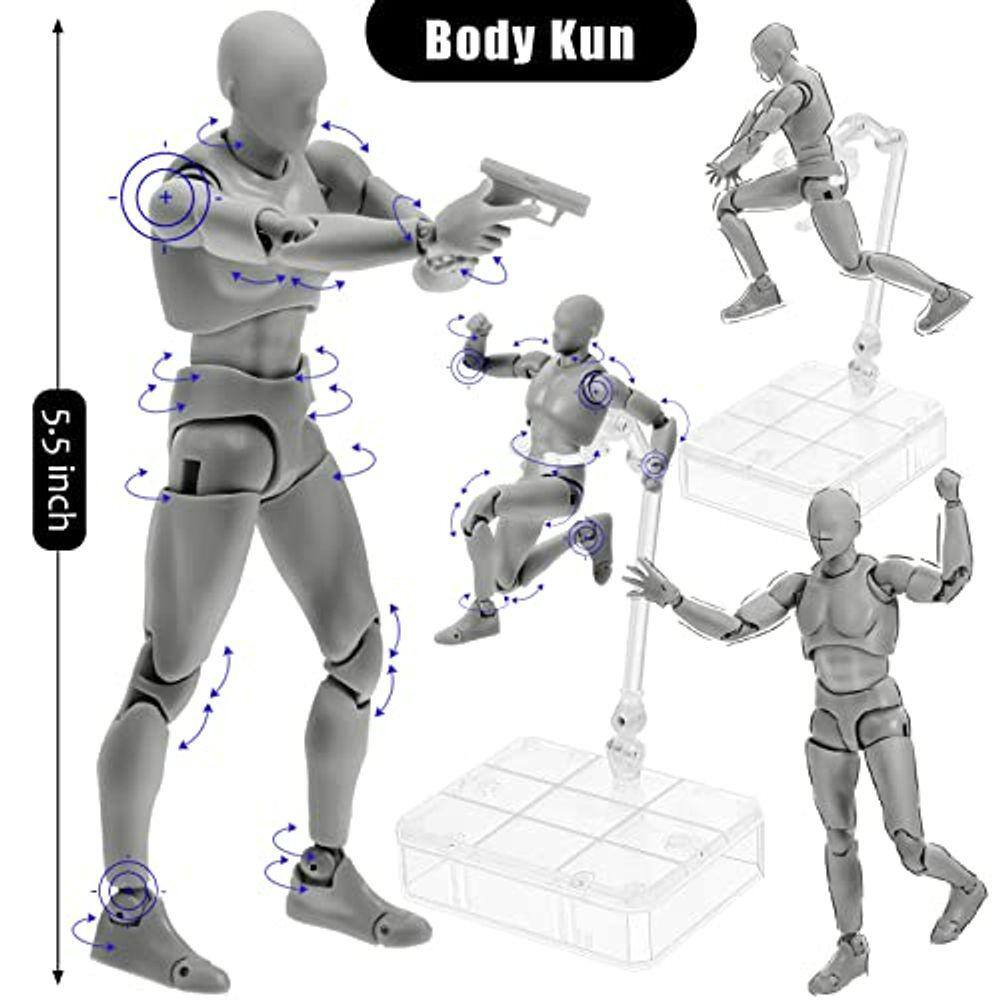 Figura de Ação Conjunta Chan Corpo Móvel, Manequim Masculino e