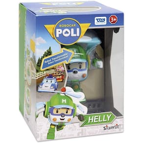Figura de Brinquedo de Ação Transformável Robô Robocar Poli Helly, 4 polegadas