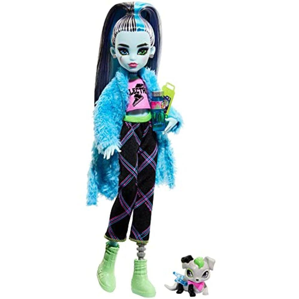 Boneca Monster High Clássicas- Frankie Stein Clássica, da Mattel.