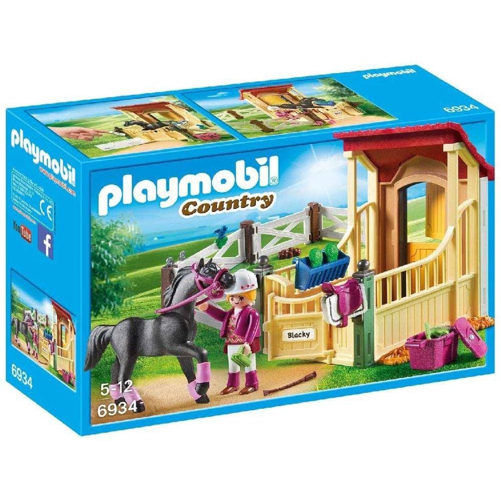 PLAYMOBIL Estábulo com Set de Construção do Cavalo Árabe Multi