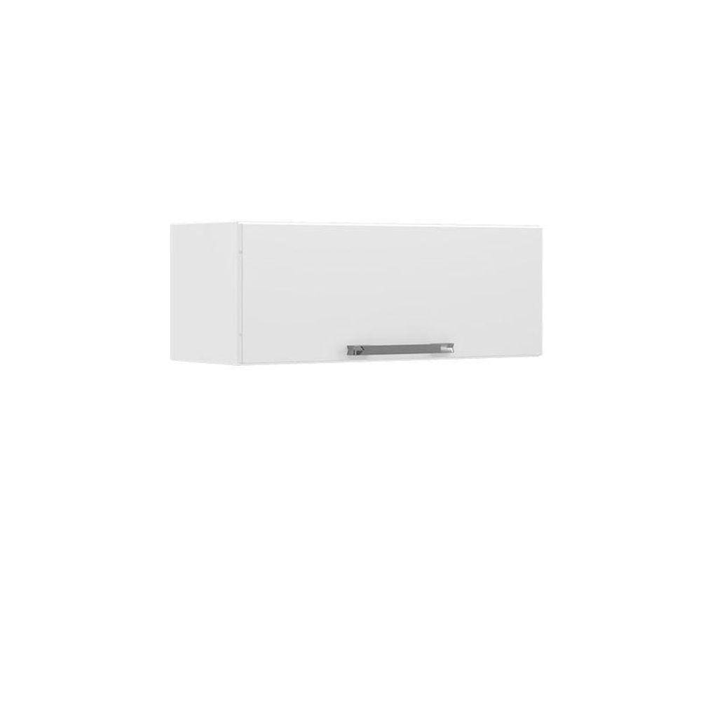 Armário Aéreo de Cozinha Branco 1 Porta Horizontal Florença