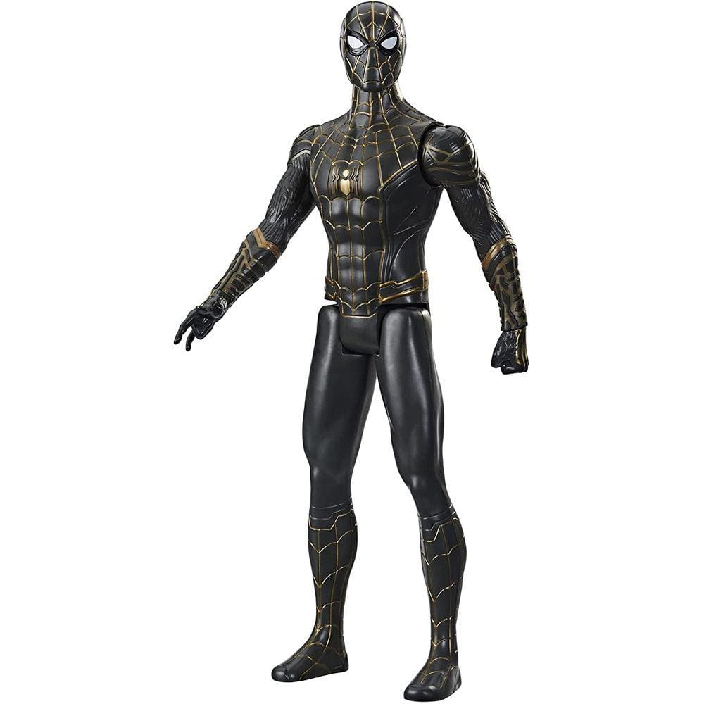 Boneco de Ação Spider-Man Titan Hero Series 30 cm - Preto/Dourado 4+ anos