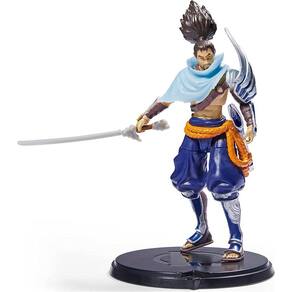 Figura Yasuo de 4` premium c/ espada - Série Campeões, colecionador 12+