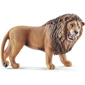 SCHLEICH Vida Selvagem, Estatueta animal, Brinquedos Animais para Meninos e Meninas de 3 a 8 anos, Leão Rugindo