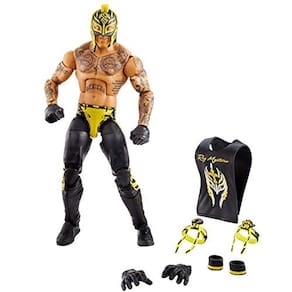 Boneco de Ação Rey Mysterio Elite Top Picks com Acessórios Autênticos e Articulações Móveis