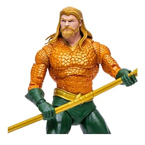 Figura Aquaman Multiverso 7" Inverno Sem Fim com Acessórios