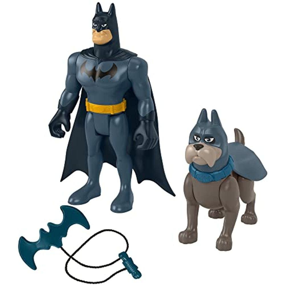 Conjunto Batman & Ace Fisher-Price: 2 bonecos e acessório para crianças pré-escolares de 3+