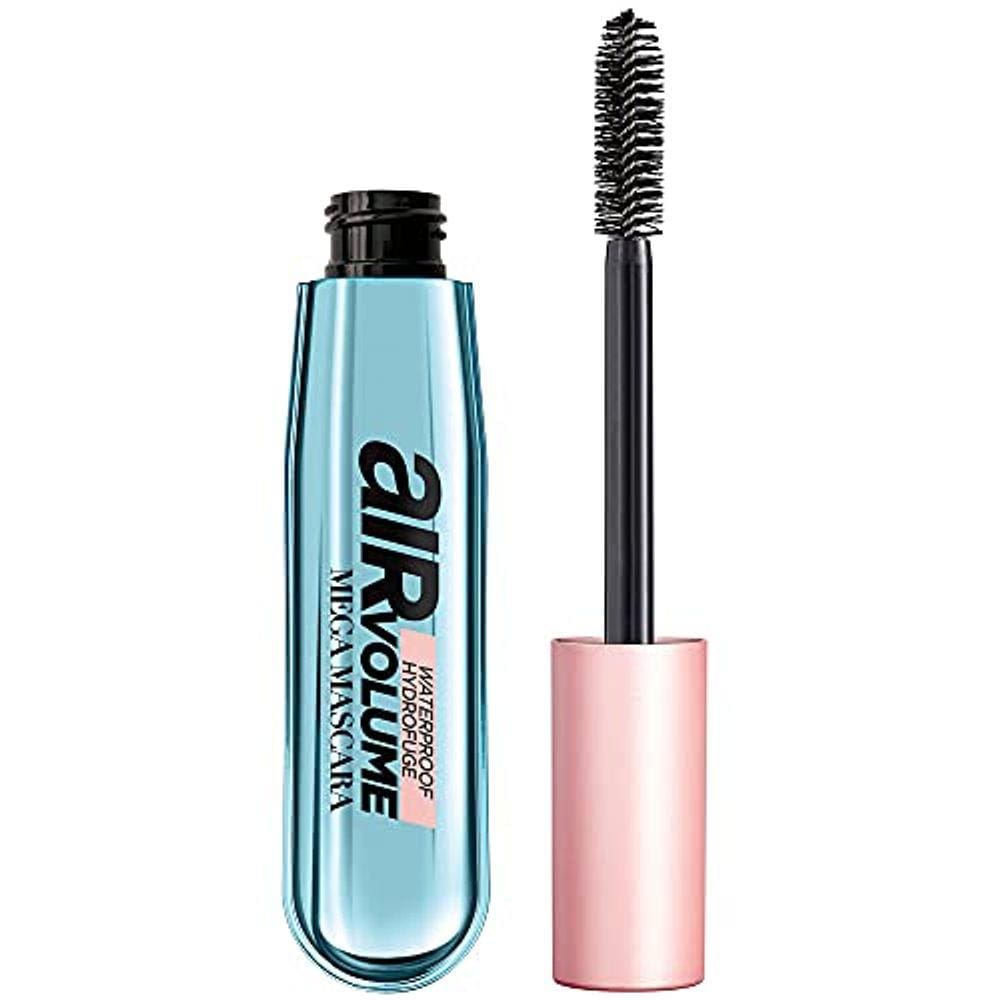 L`Oreal Paris Rímel Air Volume Mega, À prova d`água, Preto 0.3 fl. oz.