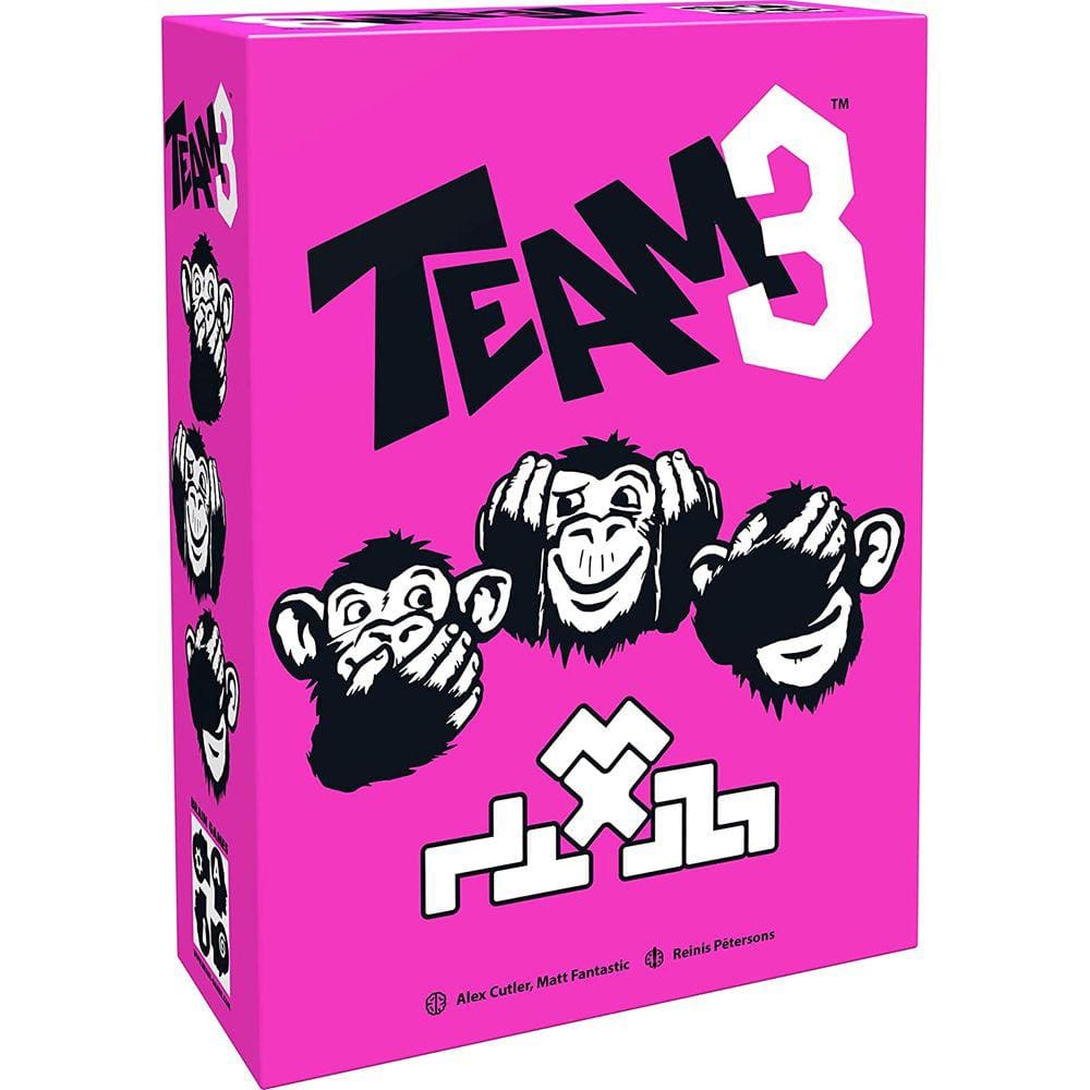 BRAIN GAMES TEAM3 Pink Board Game - Um jogo de festa emocionante