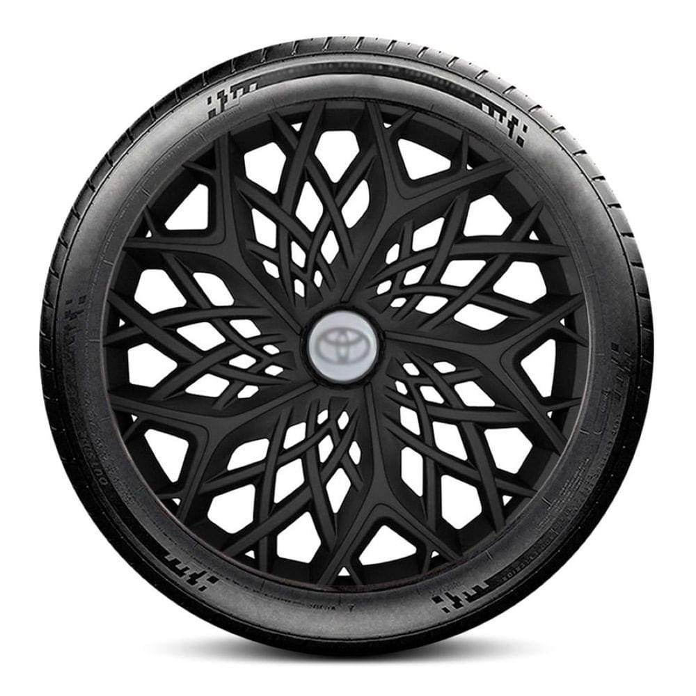 Calota LC153 Toyota Aro 13 Preta Fosca Moove Escolha o carro