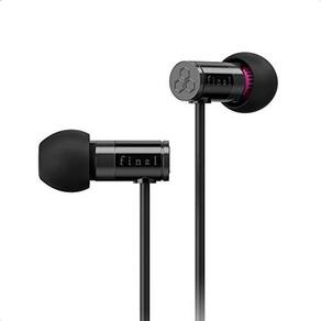 fones de ouvido isoladores in-ear in-ear finais do E1000, driver dinâmico de 6,4 mm, contrata cabo certificado, durável, premiado, projetado no Japão