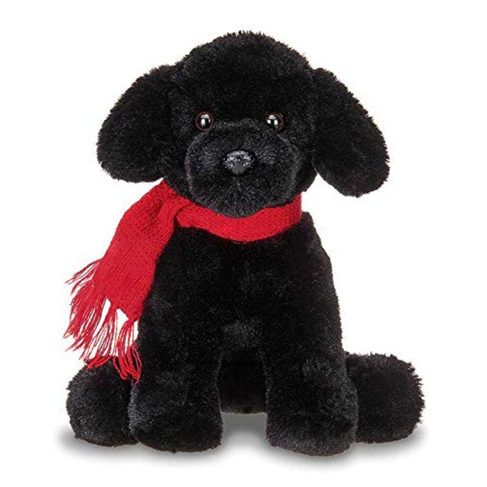 Cachorro de pelúcia preto de pelúcia Bearington Cole, bicho de pelúcia, 7,5 polegadas