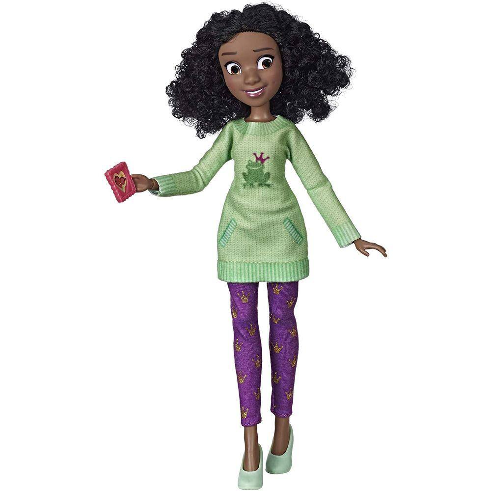 Disney Princess Comfy Squad Tiana, Ralph Quebra a Boneca de Filme da Internet com Roupas e Acessórios Confortáveis