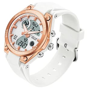 Relógio Feminino Prova d`Água Marca DigiSport LED Alarme Stop