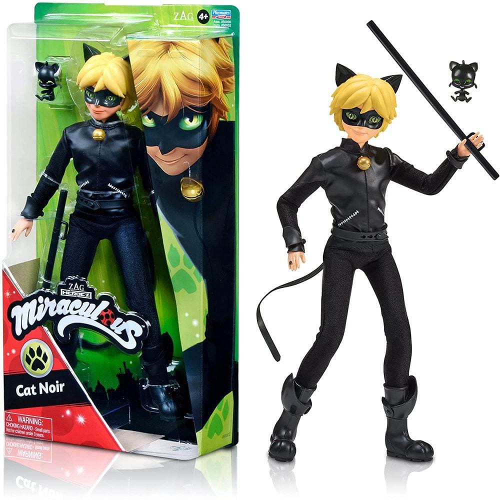 Boneco Cat Noir Miraculous 55cm - Baby Brink