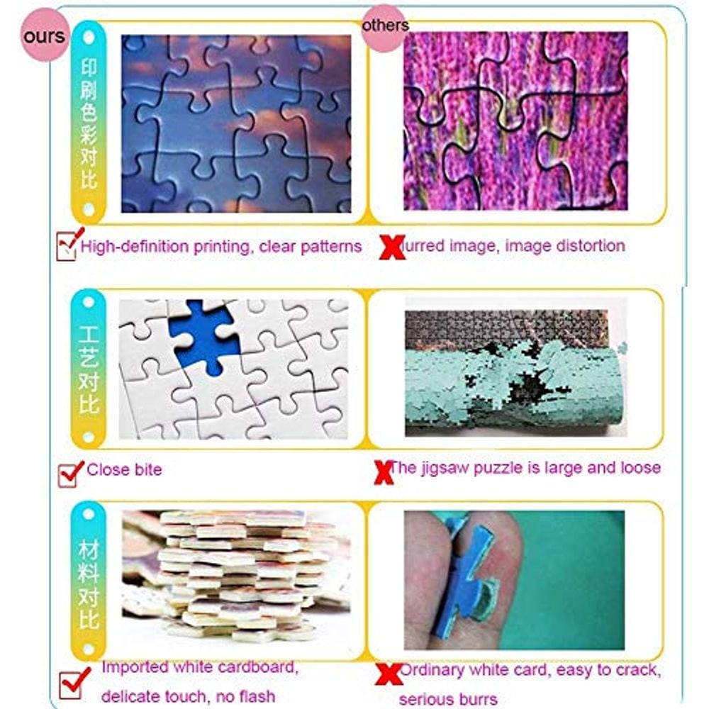 Quebra-cabeça LB 1000 peças romântico flor de cerejeira