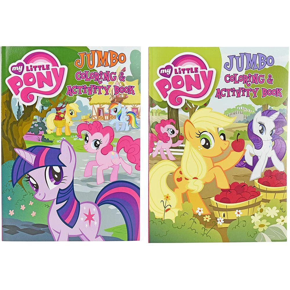 My Little Pony – Conjunto de livros de colorir para crianças – Pacote com 2  livros de atividades