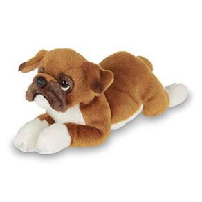 Rolaton Lil` Roscoe Pequeno Boxer de Pelúcia Animal De pelúcia Cão Cachorrinho, 8 polegadas