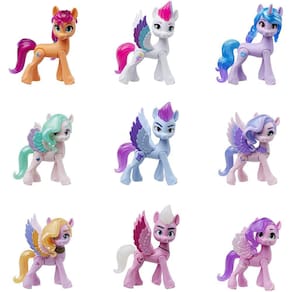 My Little Pony: Um brinquedo de coleção de gala da nova geração para crianças - 9 Figuras de Pônei, 13 Acessórios, Pôster (Exclusivo da Amazon)
