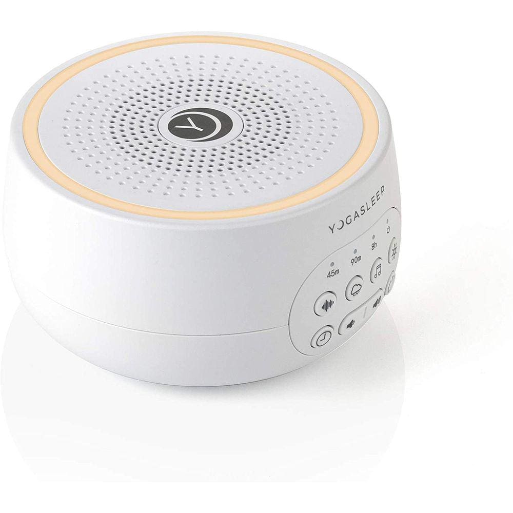 Máquina de som para sono tranquilo com luz noturna e diversas opções de som