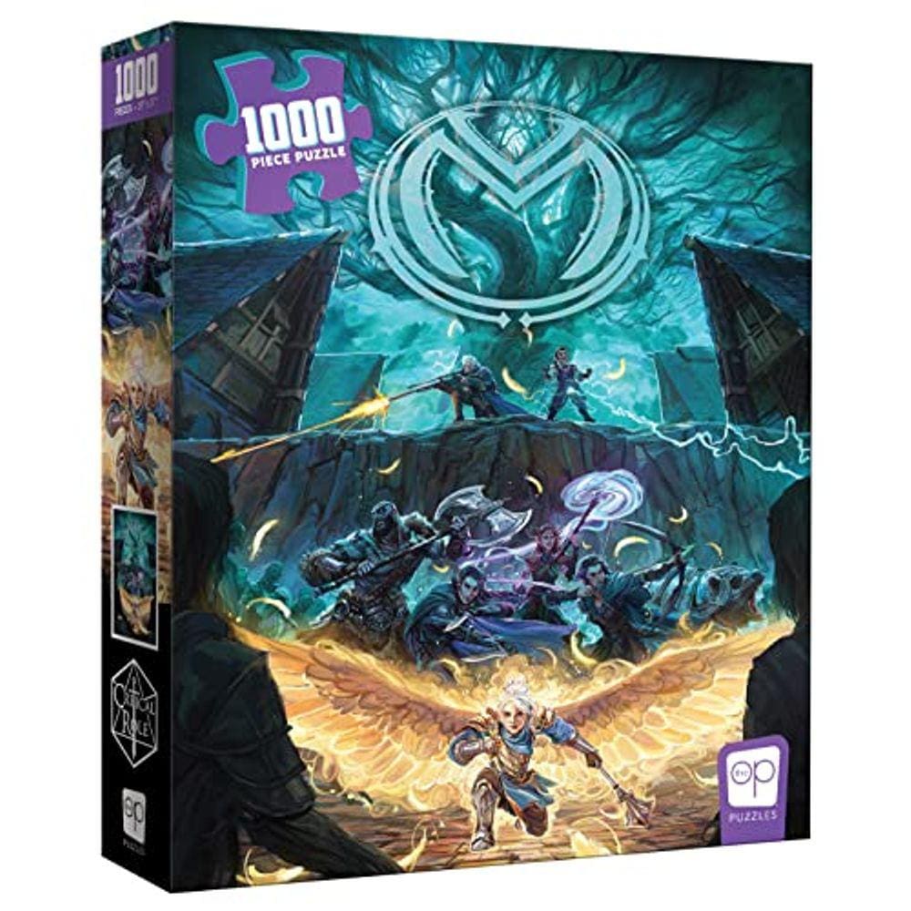 Papel crítico: Quebra-cabeça Vox Machina Heroes of Whitestone de 1000 peças | Quebra-cabeça colecionável com arte | Mercadoria oficialmente licenciad