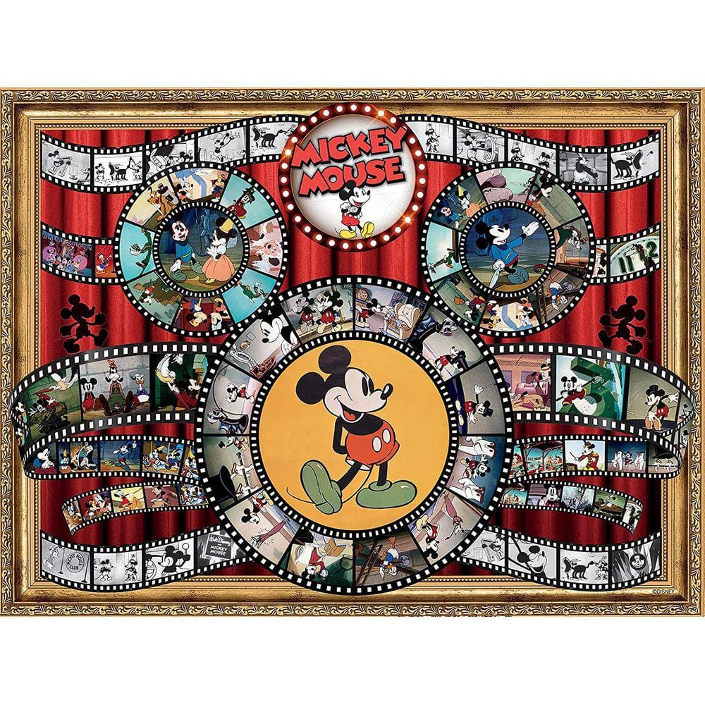 Ceaco 1500 Peça Disney Mickey e Minnie Mouse Filme Boba Quebra-Cabeça, Crianças e Adultos Multi-coloridos, 5"