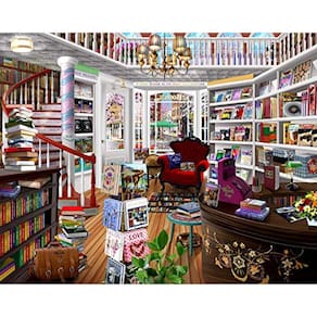 Quebra-cabeça The Book Shop 1000 peças da SUNSOUT INC