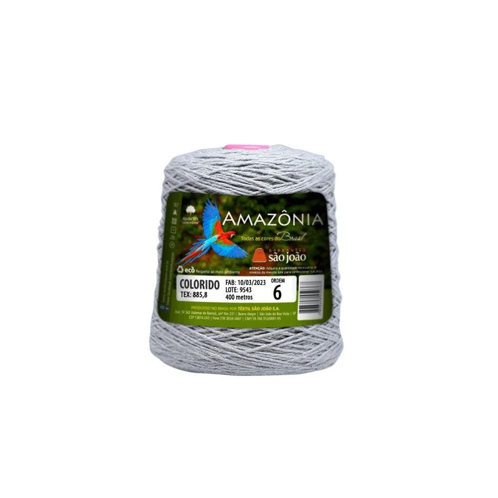 Barbante Amazonia 400g Fio 6 Crochê Tricô