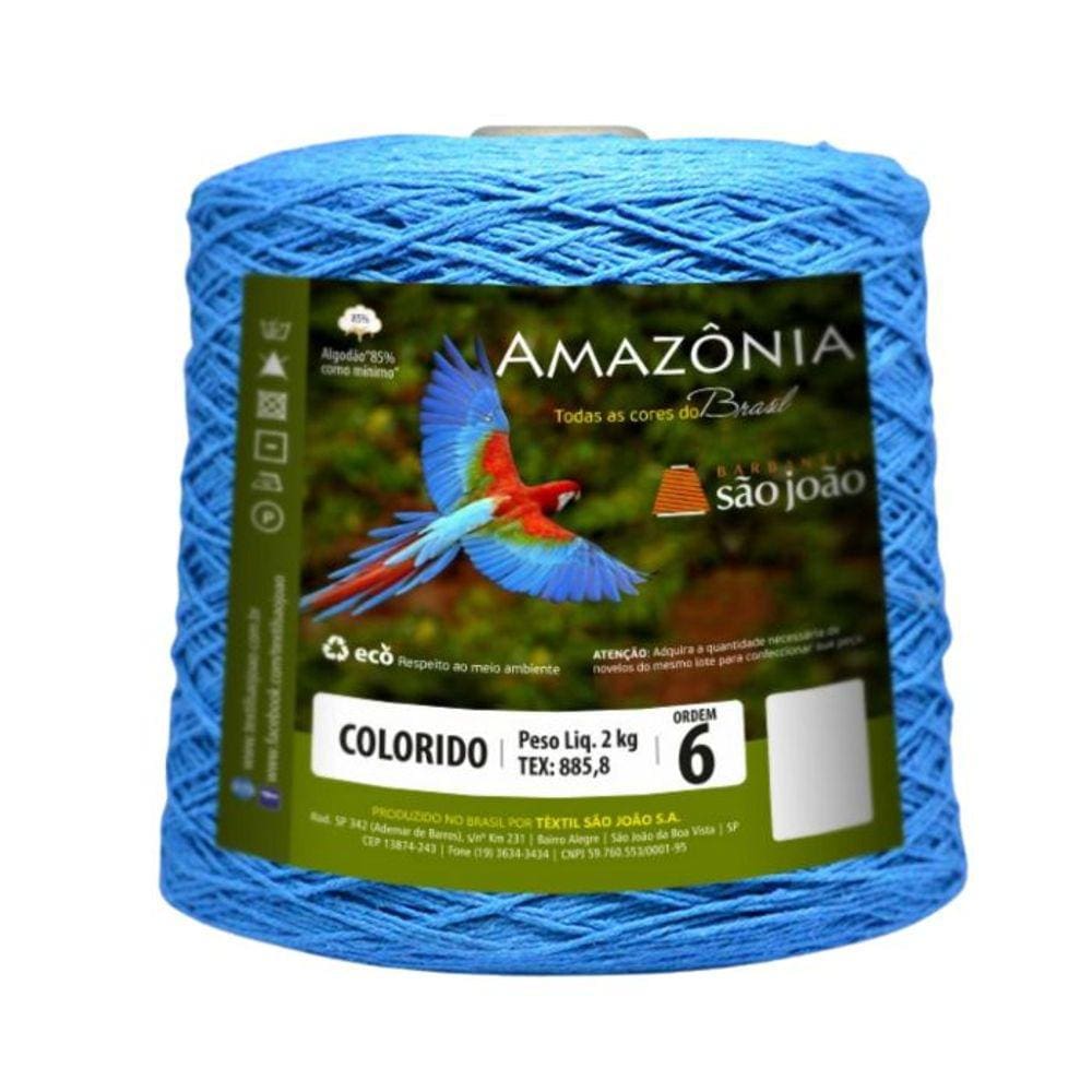 Barbante Amazonia 2kg Fio 6 Crochê Tricô