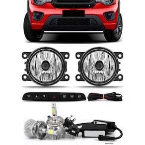 Kit Farol de Milha Neblina Mobi 2022 Em Diante Botão Painel + Kit Lâmpada Super LED 6000K