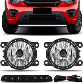 Kit Farol de Milha Neblina Mobi 2022 Em Diante Botão Painel