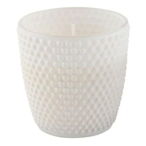 Vela Perfumada Aromática Decorativa Copo De Vidro Poá Branco