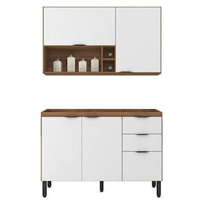 Cozinha Modulada Composição 11 Firenze 2 Peças - Demóbile