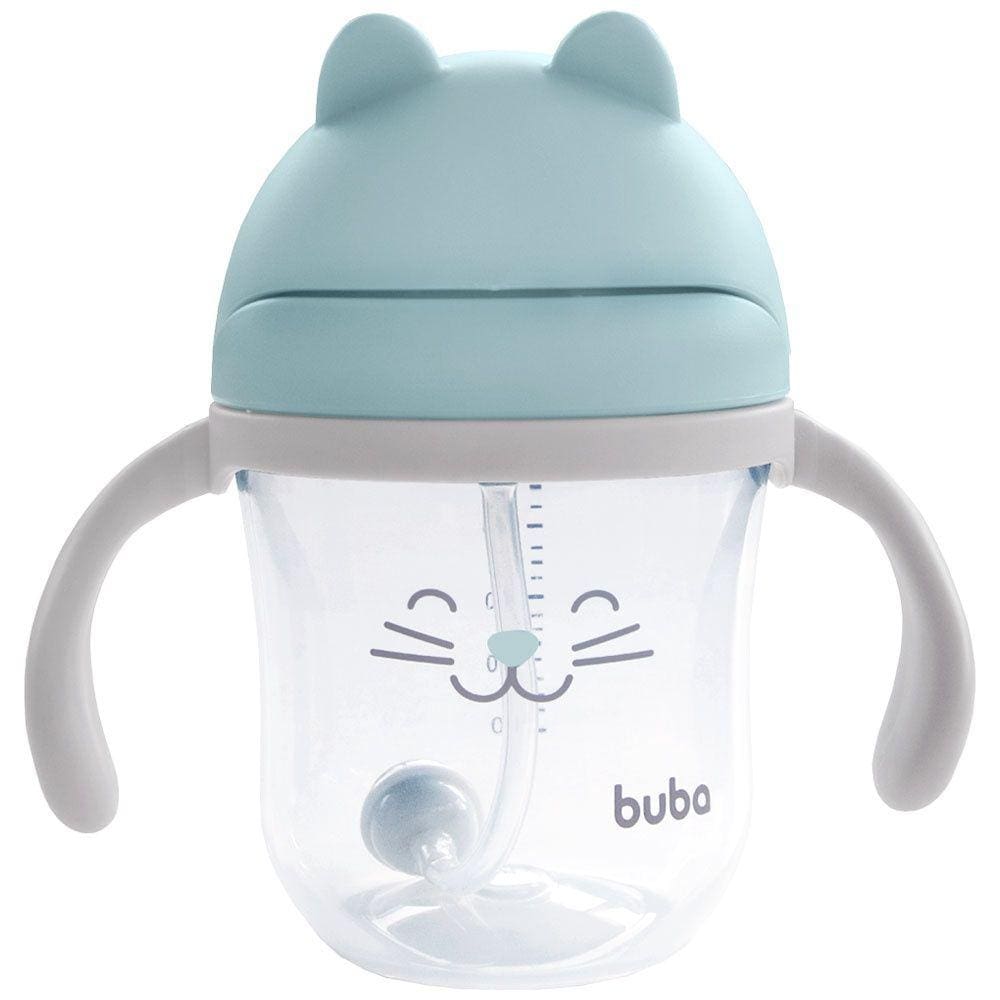 Copo com Alça Gatinho Azul - Buba