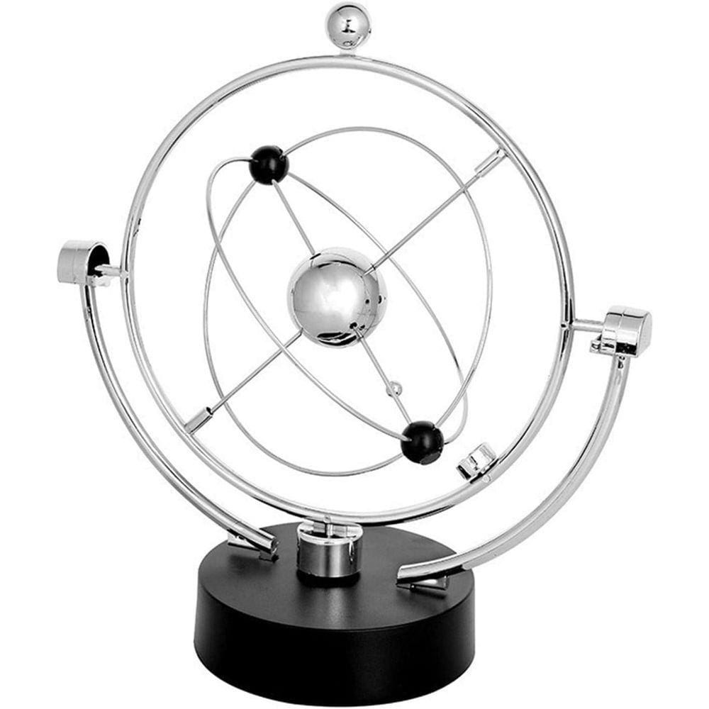 Pêndulo Cinético Giratório Magnético Decorativo Cosmos