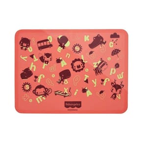 Jogo Americano de Silicone Estampado Vermelho - Fisher Price - Fisher Price