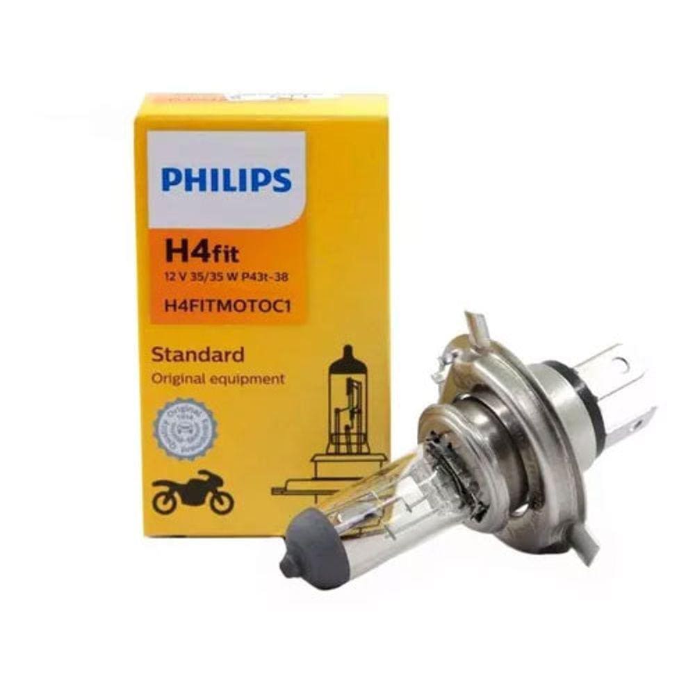 Lâmpada Farol H4fit 12V 35/35W CG Titan 150 160 Phillips